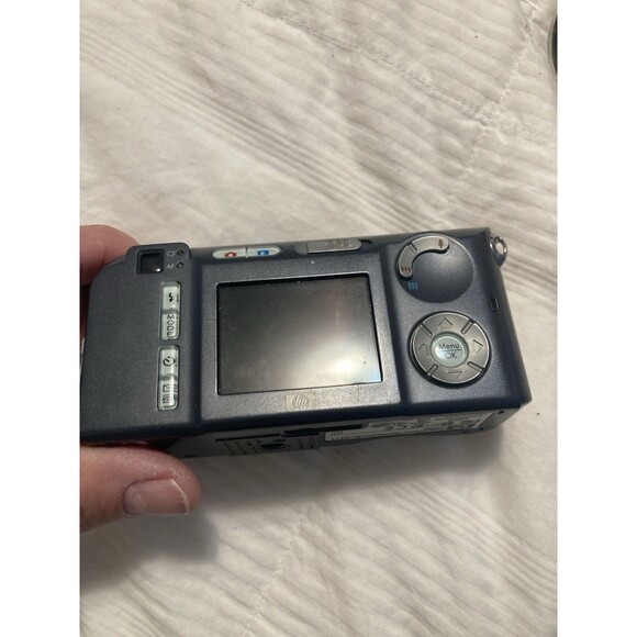 HP PhotoSmart M407 4.1MP Digital Camera Silver Not Tested PARTS ONLY - Picture 4 of 9